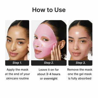 Medicube EGF NAD Firming Gel Mask 28g with EGF, NAD+, 2% Niacinamide, Collagen and multi-peptide complex for firming, elasticity, hydration and smoother-looking skin in UAE.