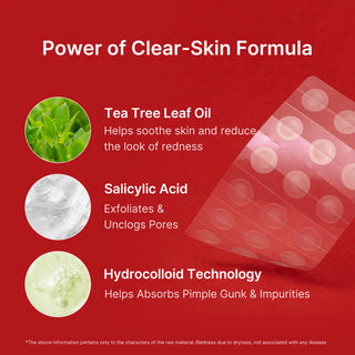 Medicube S.O.S Invisible Patch box with 36 ultra-thin hydrocolloid blemish patches containing Salicylic Acid and Tea Tree Oil to absorb impurities and help spots appear flatter in UAE.