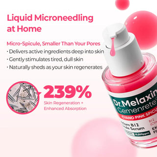 Dr. Melaxin Cemenrete CX Cyano Pink Spicule Serum 30mL