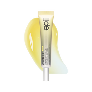epii Vita Pro Shot Advanced 20ml Korean dark spot serum with 5% Vitamin C derivative, Caffeine, Niacinamide and Tranexamic Acid for brighter, even-looking skin in UAE.