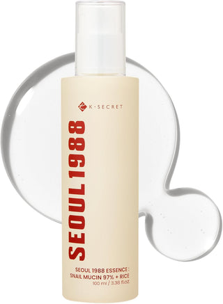 K-SECRET SEOUL1988 Essence : Snail Mucin 97% + Rice 100 ml/3.38 floz.
