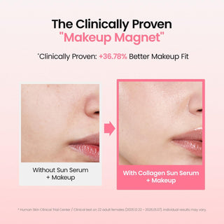 Biodance Invisible Collagen Peptide Sun Fluid SPF50+ PA++++ 50ml with 62% Collagen Water, 243Da Collagen and 10 Peptides for lightweight invisible UVA UVB protection and hydrated firm-looking skin in UAE.