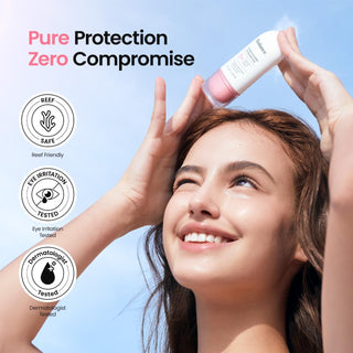 Biodance Invisible Collagen Peptide Sun Fluid SPF50+ PA++++ 50ml with 62% Collagen Water, 243Da Collagen and 10 Peptides for lightweight invisible UVA UVB protection and hydrated firm-looking skin in UAE.