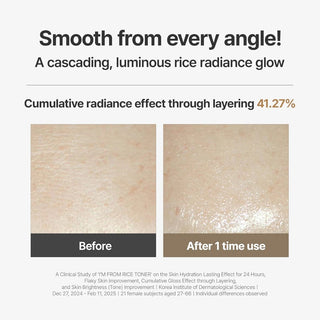 I’m From Rice Toner 150ml with 77.78% Yeoju Rice Extract and Niacinamide for hydration, brighter-looking skin and radiant Korean skincare in UAE.