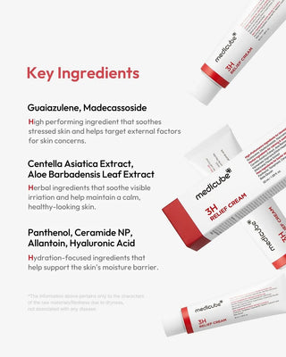 Medicube 3H Relief Cream – Hydrating & Skin Barrier Repair Moisturizer