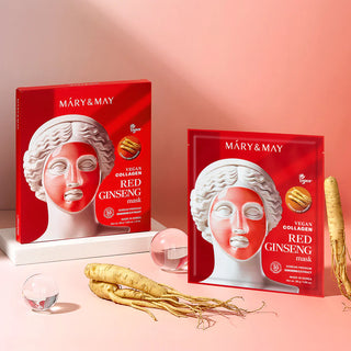 Mary&May Vegan Collagen Red Ginseng Mask (30g x4)