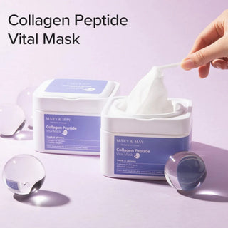 Mary & May Collagen Peptide Vital Mask 30Pcs