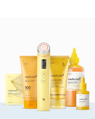 Medicube AGE-R Booster Pro Lemon Bear Edition + Kojic Acid Turmeric Brightening Complete Set