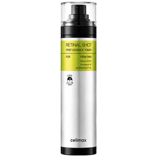 Celimax The Vita-A Retinal Shot Tightening First Essence Toner 80ml with 0.01% Retinal, 1% Panthenol and RETINOGIN 3% for firming, pore care and smoother skin in UAE.