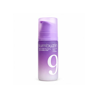 Numbuzin No.9 NAD+ PDRN Plumping Skin Prep Bubble Mask 85ml Korean overnight mask with PDRN, NAD+, Collagen and Peptides for hydration, firming and plumper-looking skin in UAE.