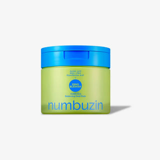 Numbuzin No.0 Zero Blemish Azela Cica Balancing Dual Pads 60EA with Azelaic Acid, BHA, PHA, Hypochlorous Acid and Centella for acne, clogged pores and excess oil in UAE.