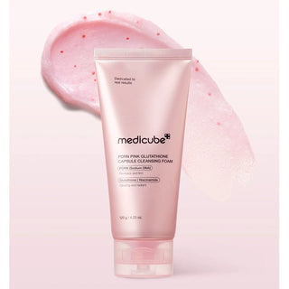 MEDICUBE PDRN Pink Glutathione Capsule Cleansing Foam 120ml