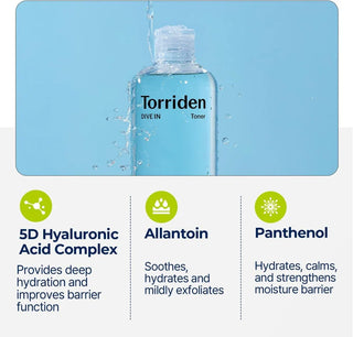 TORRIDEN Dive In Low Molecule Hyaluronic Acid Toner 300ml