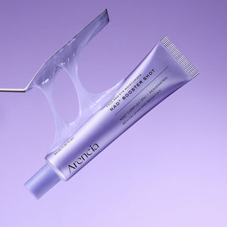 Arencia Nad Booster Shot tube on a purple background